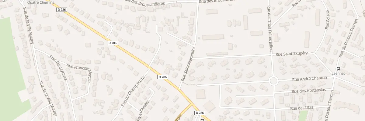 Plan du 58 Rue Saint-Alexandre à Dinard