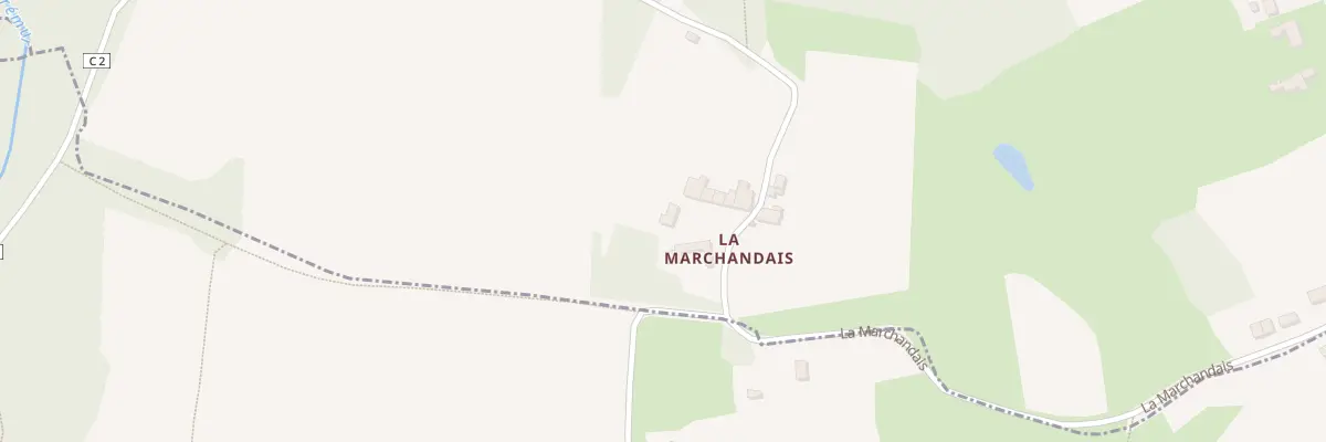 Plan du 3 La Marchandais à Tréméreuc
