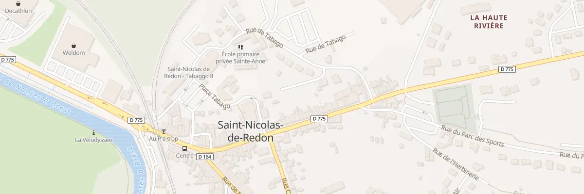 Plan du 29 Rue de Châteaubriant à Saint-Nicolas-de-Redon
