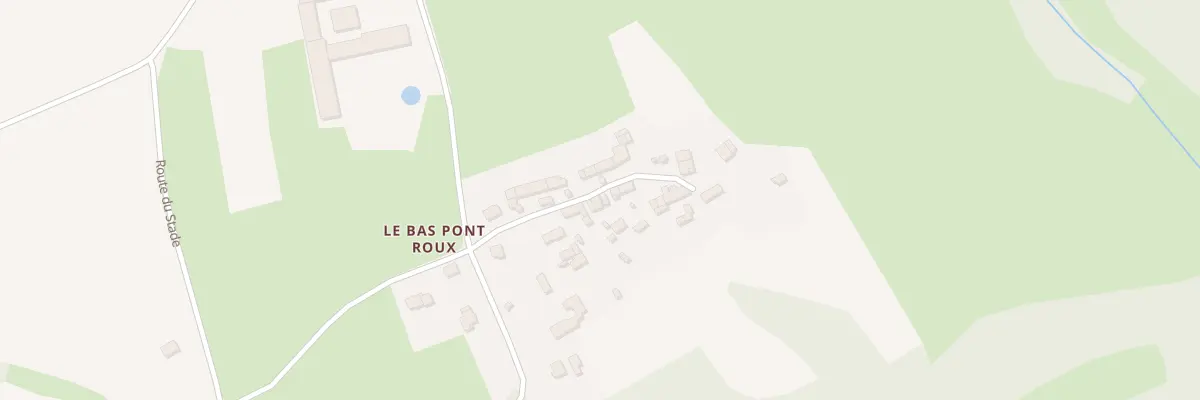 Plan du 18 Le Bas Pont Roux à Saint-Carné