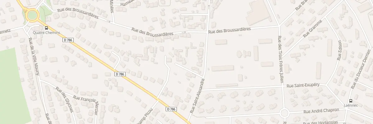 Plan du 50 Rue Saint-Alexandre à Dinard