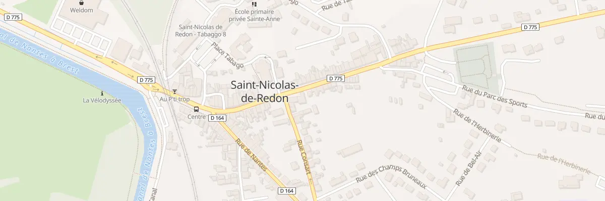 Plan du 28 Rue de Châteaubriant à Saint-Nicolas-de-Redon