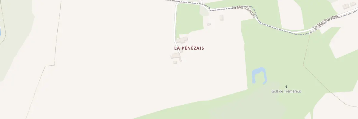 Plan du 5001 La Pénézais à Pleslin-Trigavou