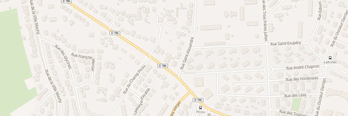 Plan du 62 Rue Saint-Alexandre à Dinard