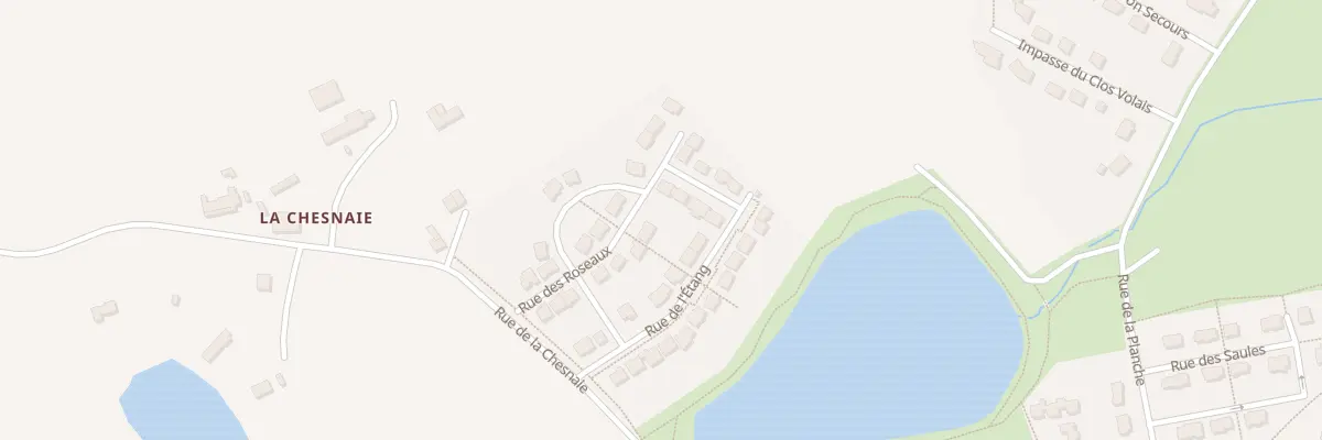 Plan du 16 Rue des Roseaux à Boisgervilly
