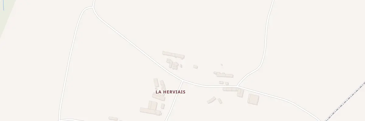 Plan du 7 La Herviais à Trévron