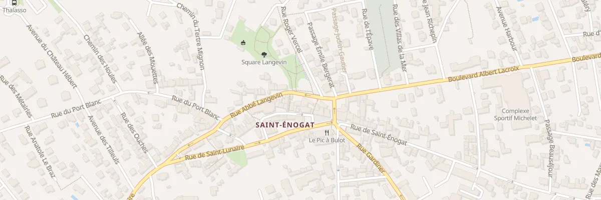 Plan du 3 Rue Abbé Langevin à Dinard