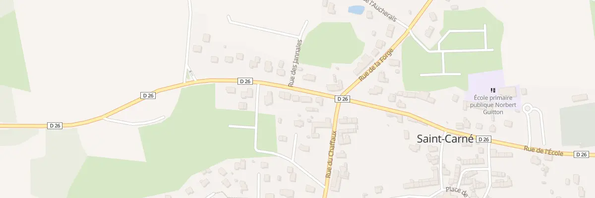 Plan du 5 Rue du Clos de la Porte à Saint-Carné