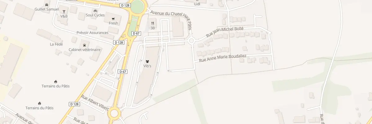 Plan du 8 Av du Châtel Haut Patis à Redon