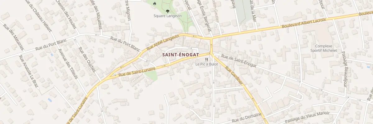 Plan du 7 Rue de Saint-Lunaire à Dinard