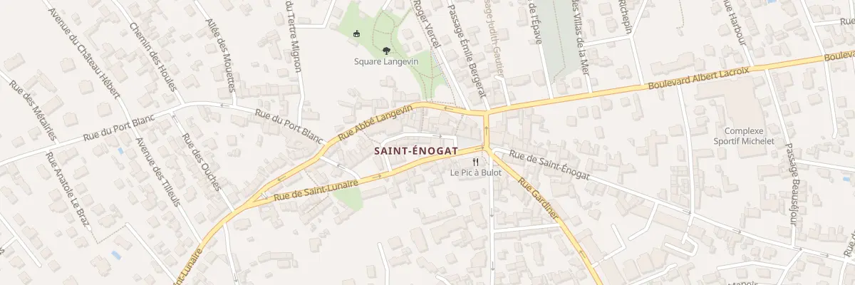Plan du 4 Rue de Saint-Lunaire à Dinard