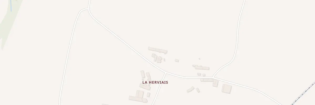 Plan du 3 La Herviais à Trévron