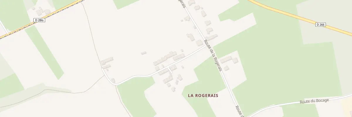 Plan du 29 La Rogerais à Tréméreuc