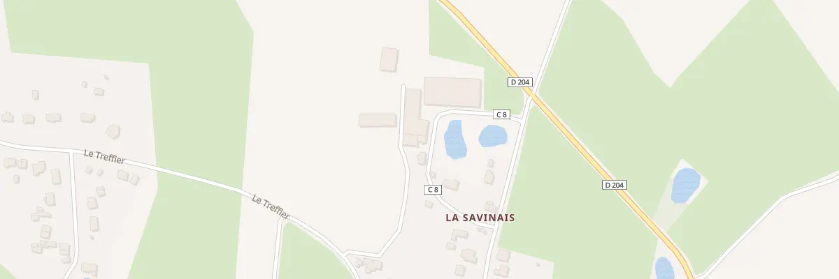 Plan du 5202 La Savinais à Besné