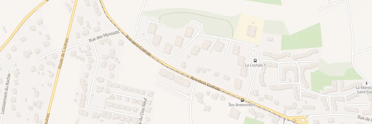 Plan du 24 Rue de la Cochais à Dinan