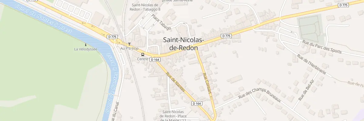 Plan du 5313 Rue de Châteaubriant à Saint-Nicolas-de-Redon