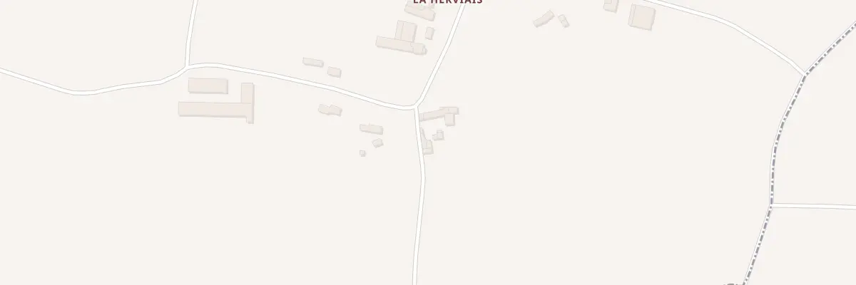 Plan du 16 La Herviais à Trévron