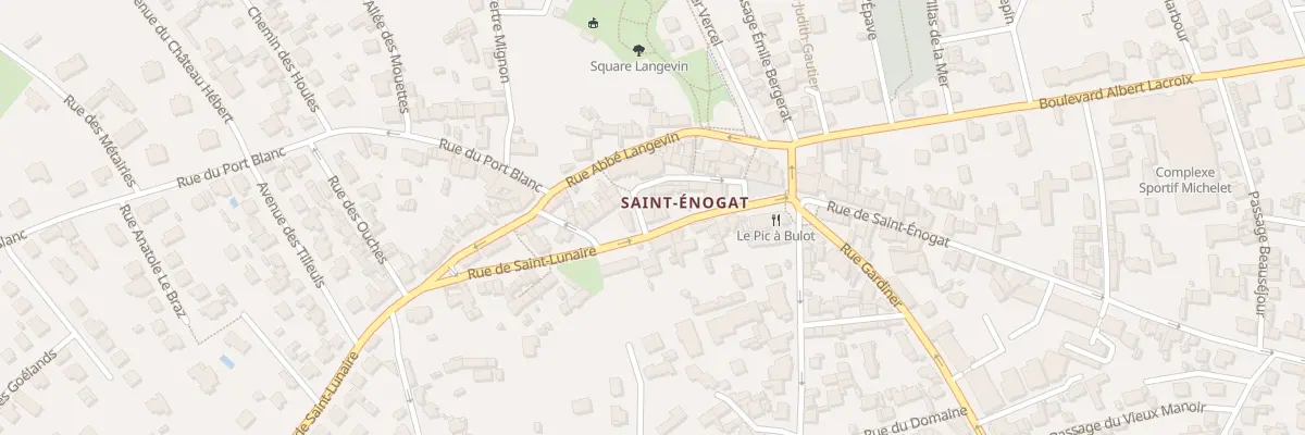 Plan du 6 Rue de Saint-Lunaire à Dinard