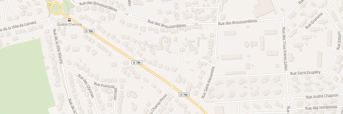 Plan du 71B Bd du Villou à Dinard