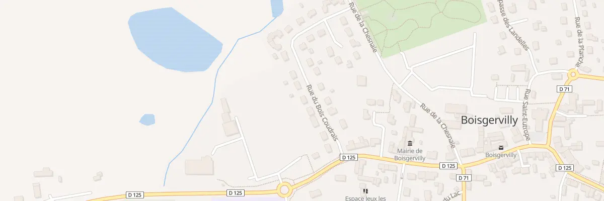 Plan du 10 Rue du Bois Coudrais à Boisgervilly