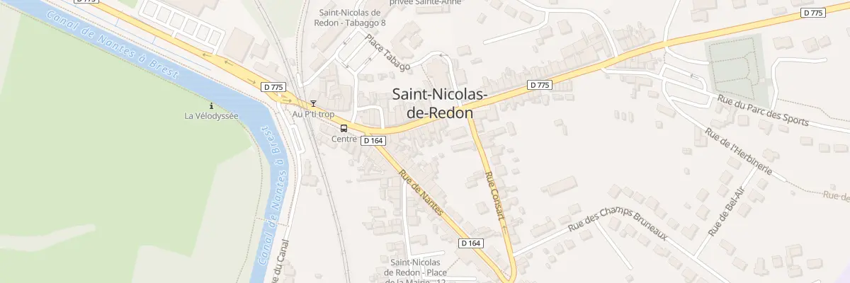 Plan du 5315 Rue de Châteaubriant à Saint-Nicolas-de-Redon