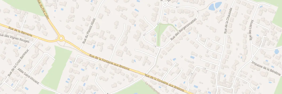 Plan du 72 Rue des Bergeronnettes à Pornic