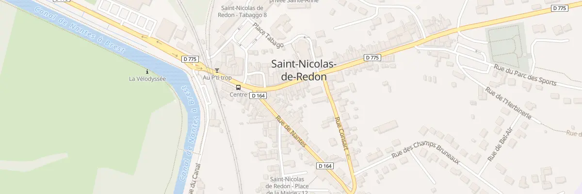 Plan du 12 Rue de Châteaubriant à Saint-Nicolas-de-Redon