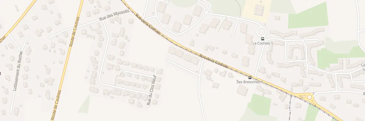Plan du 1A Res des Avelynes à Trélivan