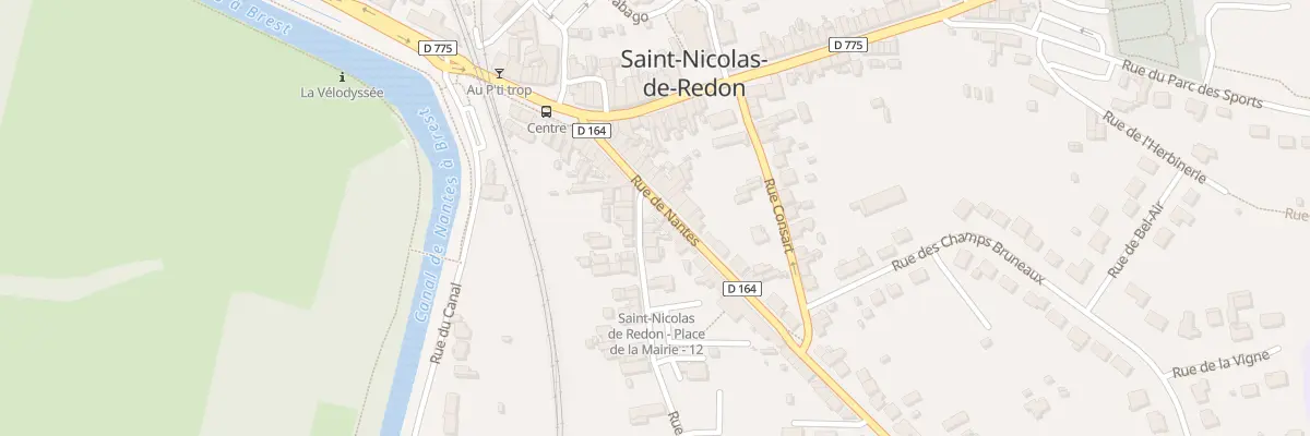 Plan du 10 Rue de Nantes à Saint-Nicolas-de-Redon