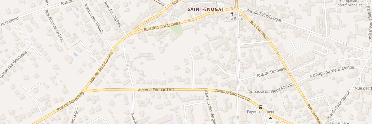 Plan du 4 Imp de la Petite Prairie à Dinard