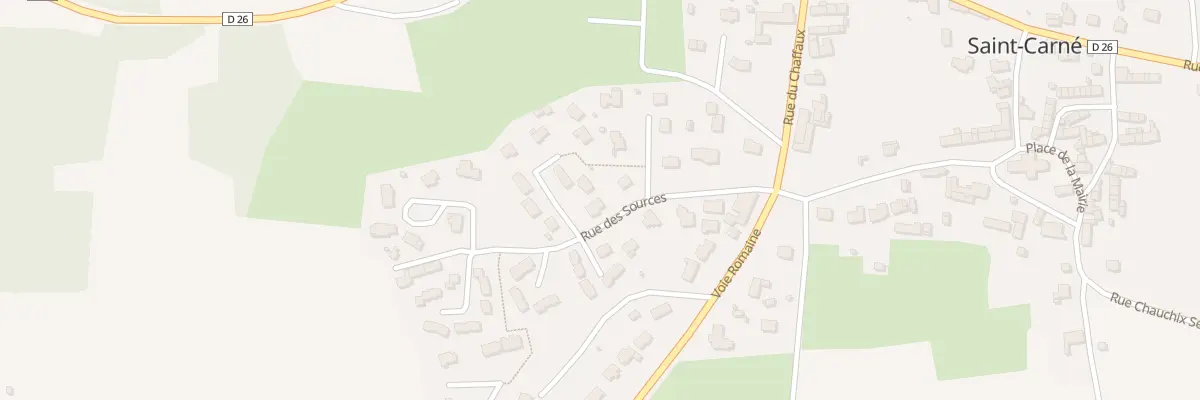 Plan du 6 Rue des Sources à Saint-Carné