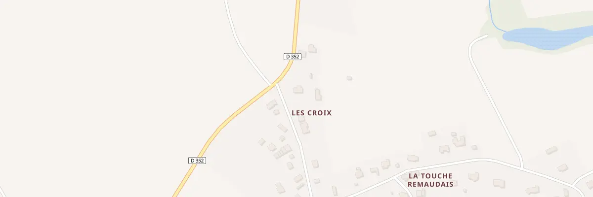 Plan du 5989 Les Croix à Sixt-sur-Aff