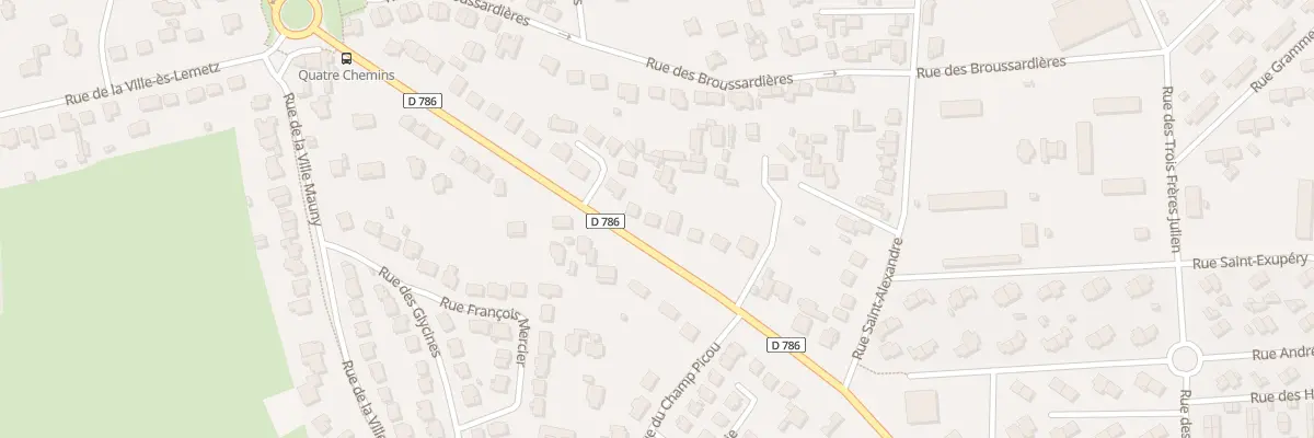 Plan du 67 Bd du Villou à Dinard