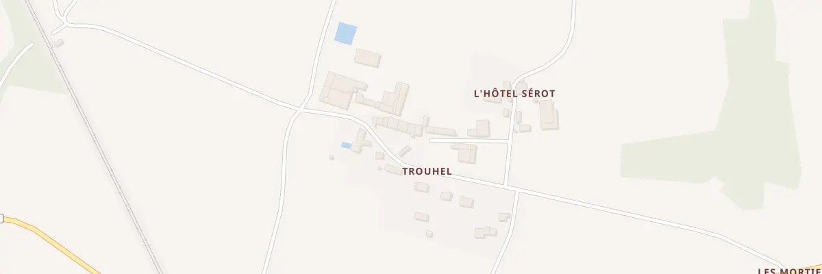 Plan du 5786 Trouhel à Fégréac