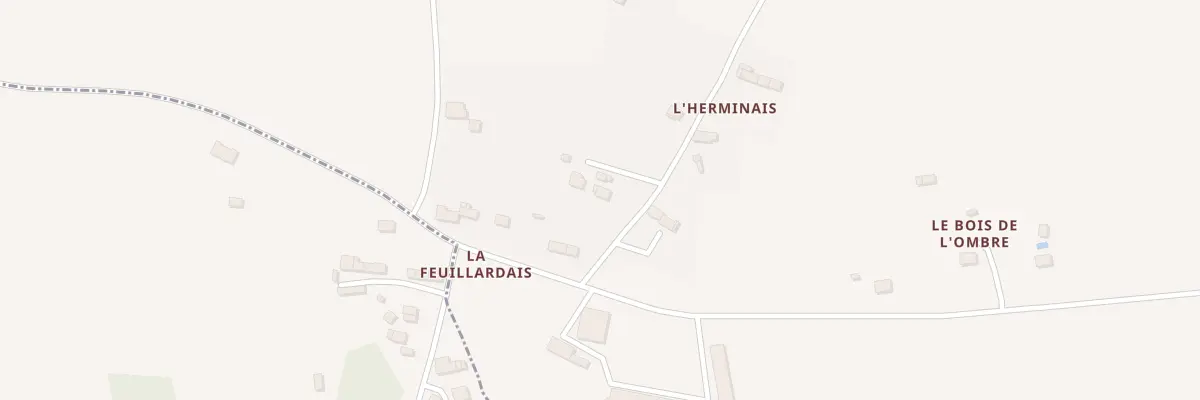 Plan du 22 L’Herminais aux Brulais