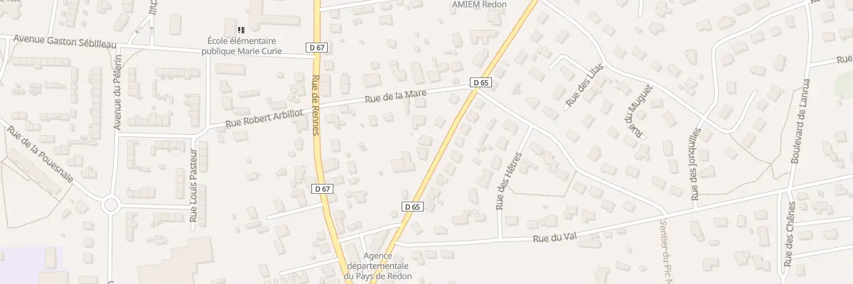 Plan du 17 Rue Gal de la Ferriere à Redon