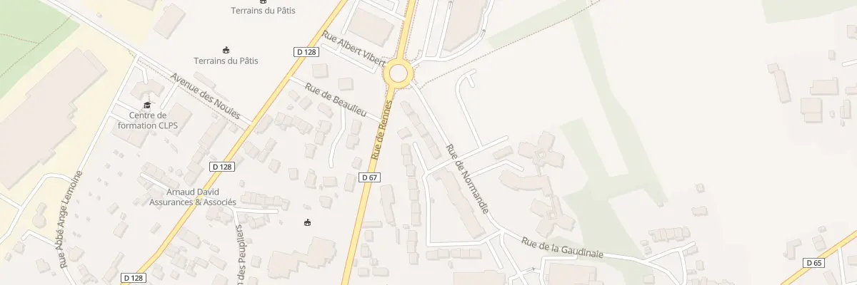 Plan du 15 Rue de Normandie à Redon