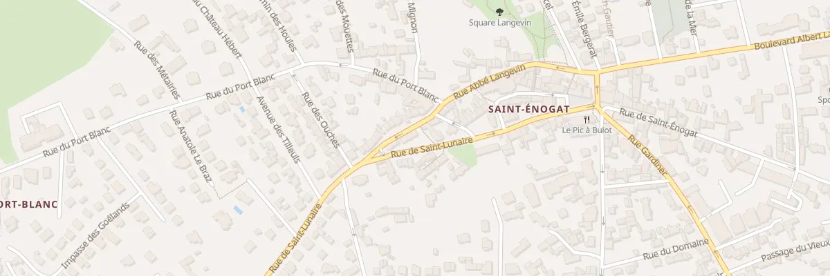 Plan du 12 Rue de Saint-Lunaire à Dinard