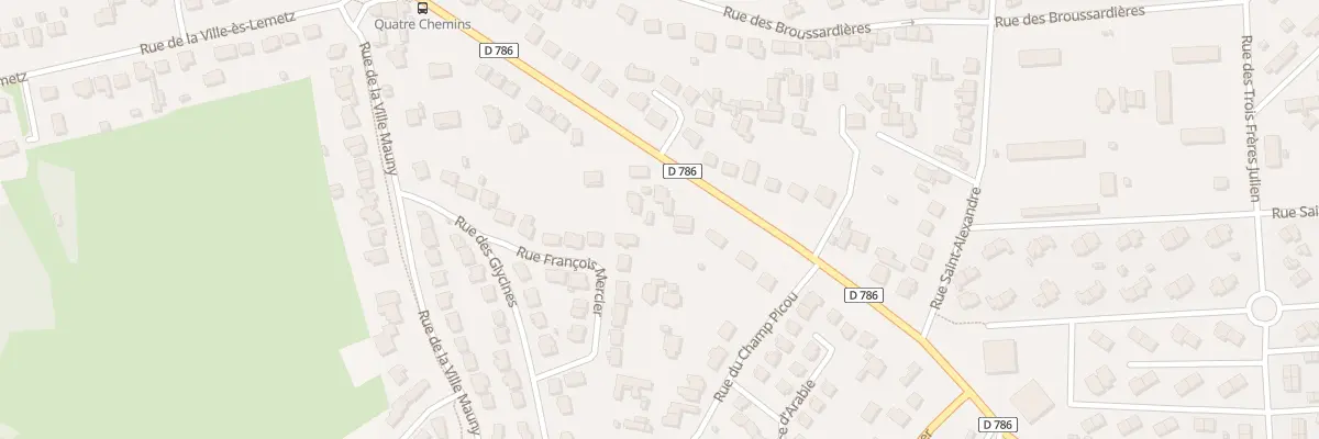 Plan du 66 Bd du Villou à Dinard