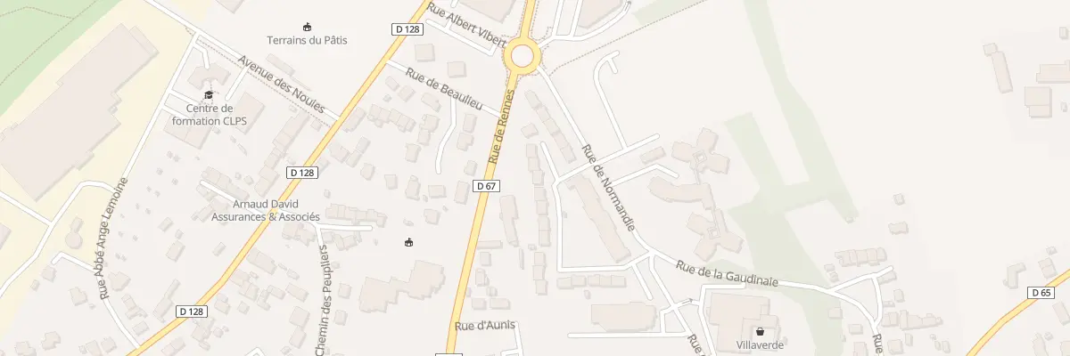 Plan du 13 Rue de Touraine à Redon