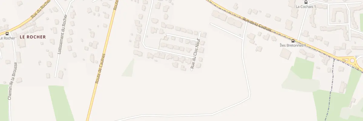 Plan du 28 Rue du Clos Neuf à Trélivan