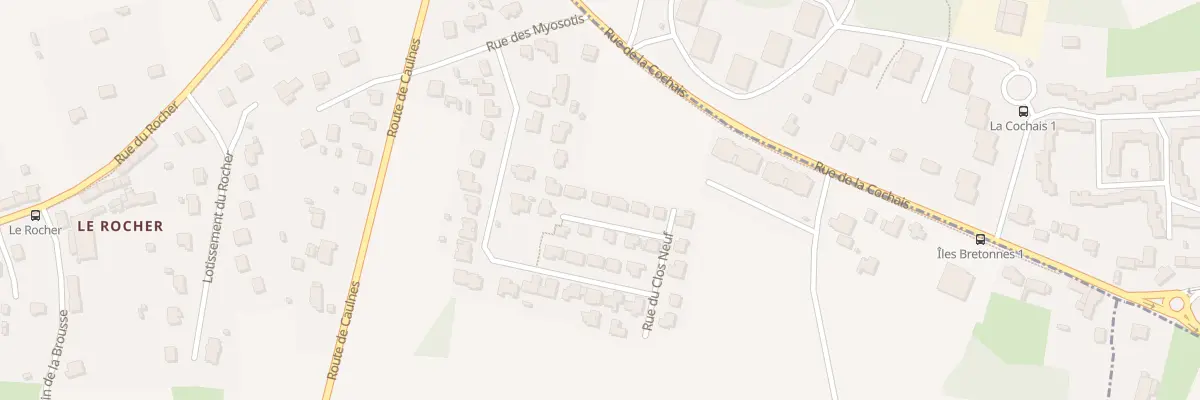 Plan du 40 Rue du Clos Neuf à Trélivan