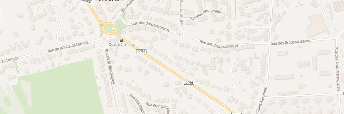 Plan du 55 Bd du Villou à Dinard