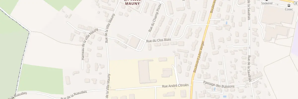 Plan du 39 Rue du Champ Picou à Dinard