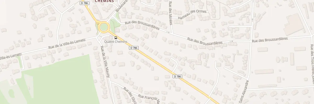 Plan du 53 Bd du Villou à Dinard