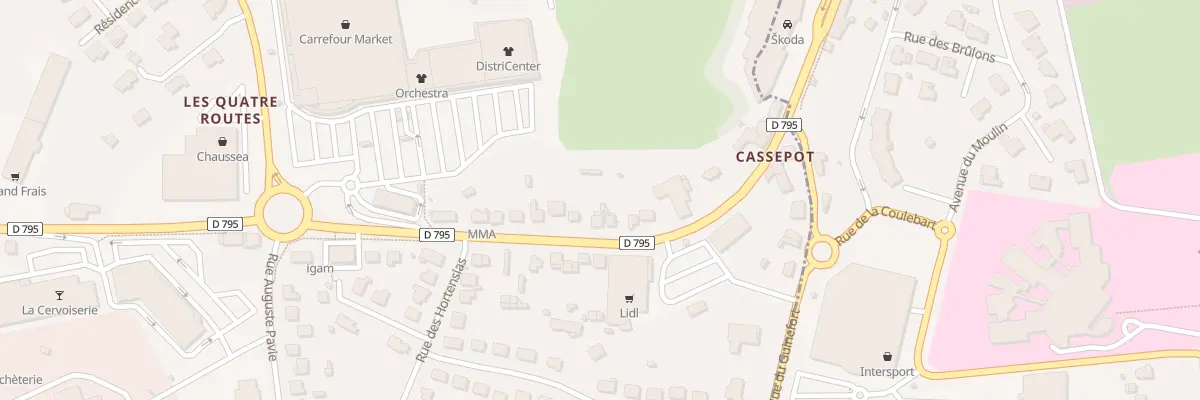 Plan du 24 Rue de Cassepot à Quévert