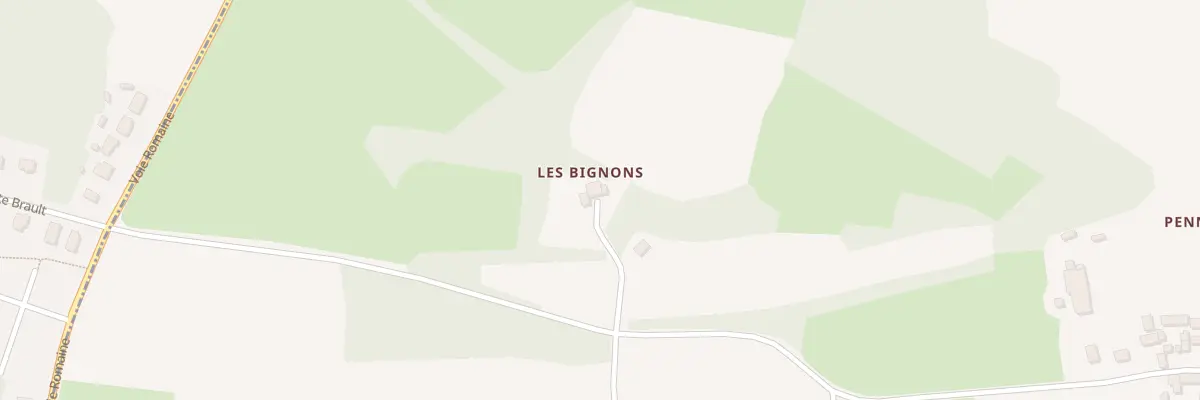 Plan du 2 Les Bignons à Trévron