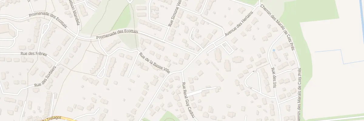 Plan du 77 Av des Herlains à Donges