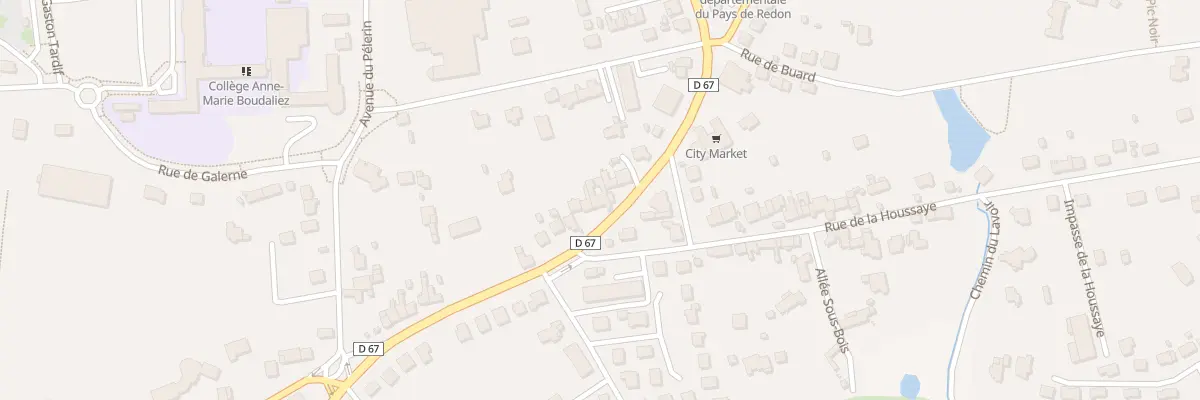 Plan du 95 Rue Saint-Michel à Redon