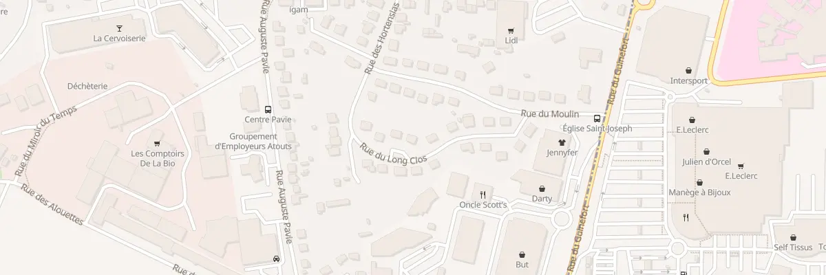 Plan du 7 Rue du Long Clos à Quévert